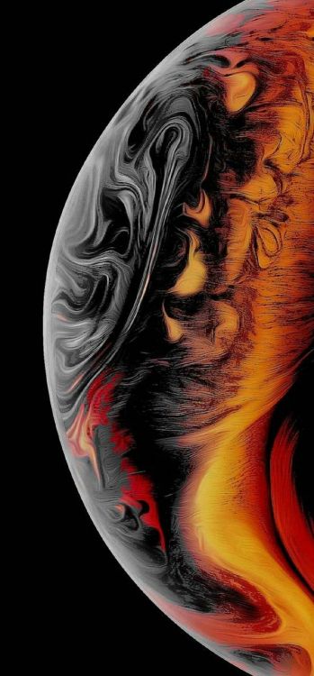 Обои смартфон, рука, плечо, рот, шея в разрешении 1152x2470