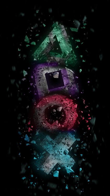 Обои playstation 4, playstation 5, вода, пурпур, Фиолетовый в разрешении 3240x5760