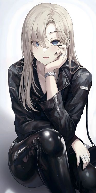 Обои аниме женщина, мультик, аниме арт, Чика Фудзивара, рукав в разрешении 2400x4800