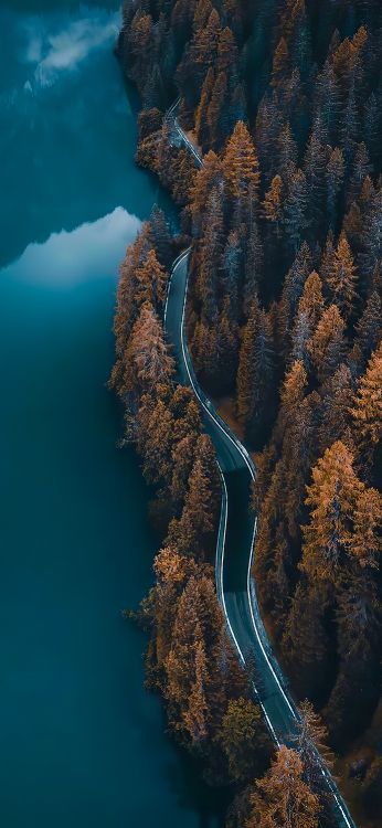 Обои андроид, вода, гидроресурсы, водоток, природный ландшафт в разрешении 1385x3000