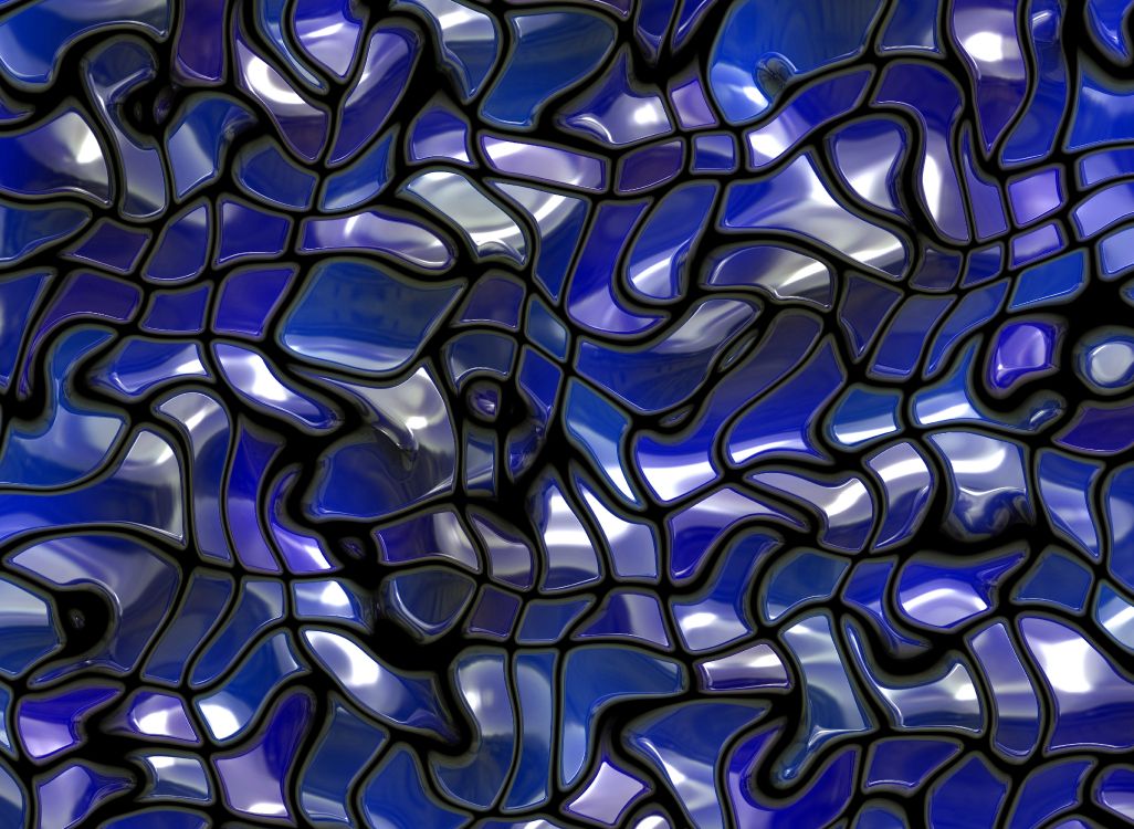 Обои стеклянная плитка, плитка, стекло, текстура, синий в разрешении 4796x3504