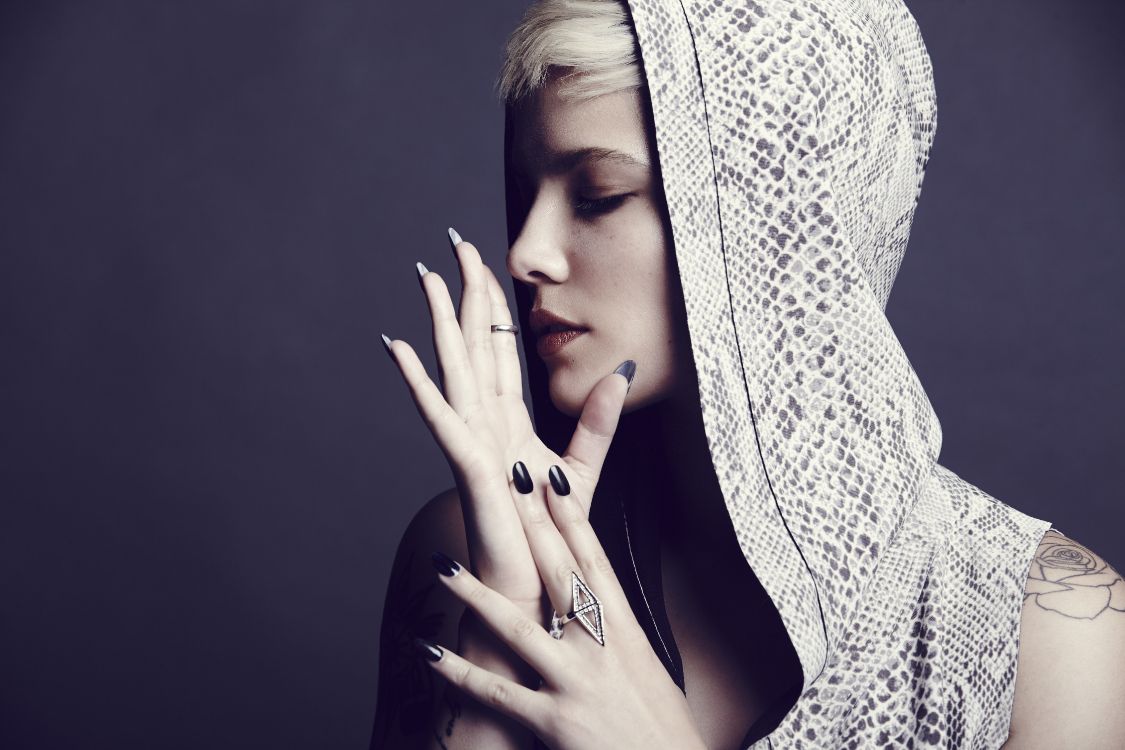 Обои Хэлси, лицо, кожа, губа, красота в разрешении 5616x3744