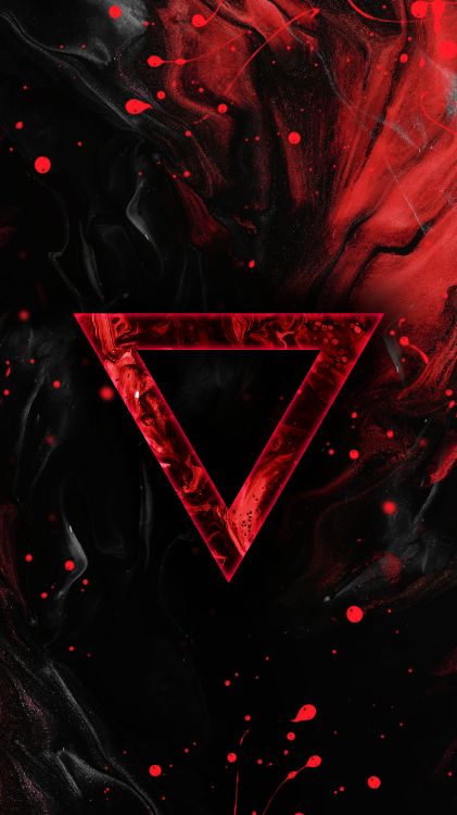 Обои темнота, человеческое тело, треугольник, красный цвет, пурпурный цвет в разрешении 3240x5760