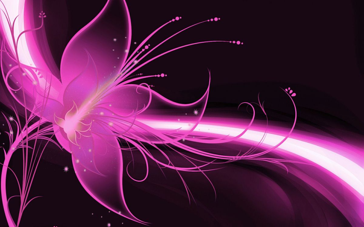 Обои розовый, Фиолетовый, пурпур, графический дизайн, фрактальное искусство в разрешении 1920x1200