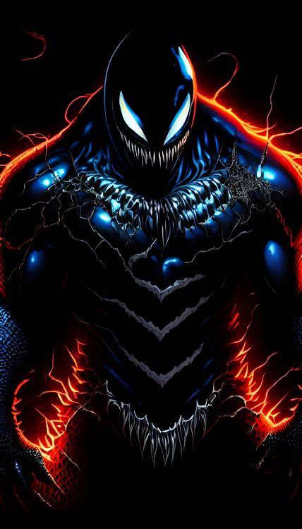 Обои мужчина, арт, графический дизайн, электрик, темнота в разрешении 2048x3584