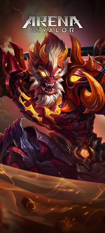 Обои Арена доблести, крикнак, гракк, пурпур, арт в разрешении 2880x6400