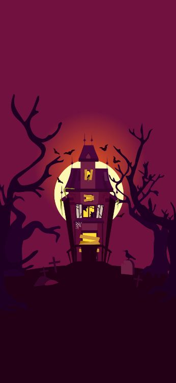 Обои Helloween, арт, постер, графика, иллюстрация в разрешении 1420x3073