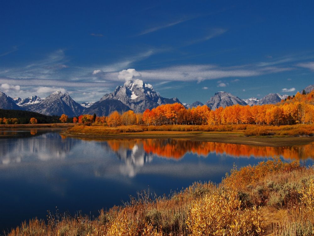 Обои отражение, природа, горный рельеф, дикая местность, пейзажная фотография в разрешении 2048x1536