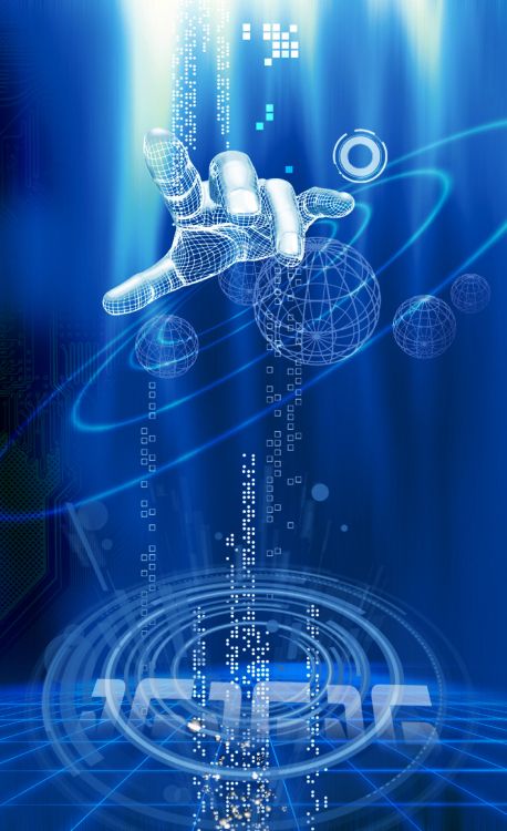 Обои технологии, синий, электрик, энергия, телекоммуникационная техника в разрешении 2500x4091