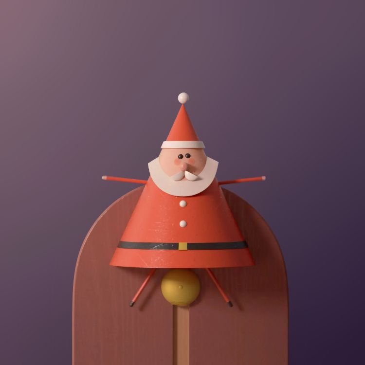 Обои Рождество, рождественский орнамент, елка, праздник, Санта-Клаус в разрешении 8192x8192