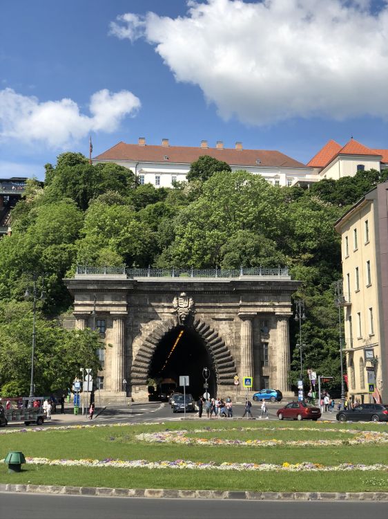 Обои Будапешт, туннель под замковым холмом, наука, биология, арка в разрешении 1536x2048