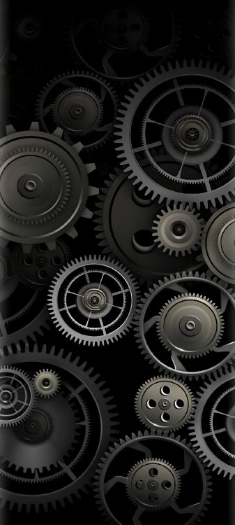 Обои шестерня, смартфон, машина, планшет, серебро в разрешении 1080x2400