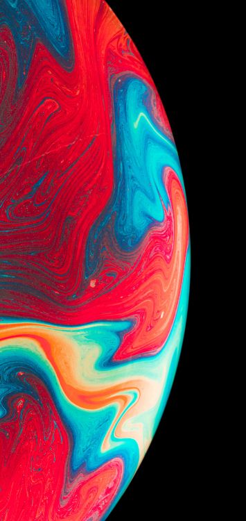 Обои визуальное искусство, графический дизайн, арт, жидкий, электрик в разрешении 1420x3000