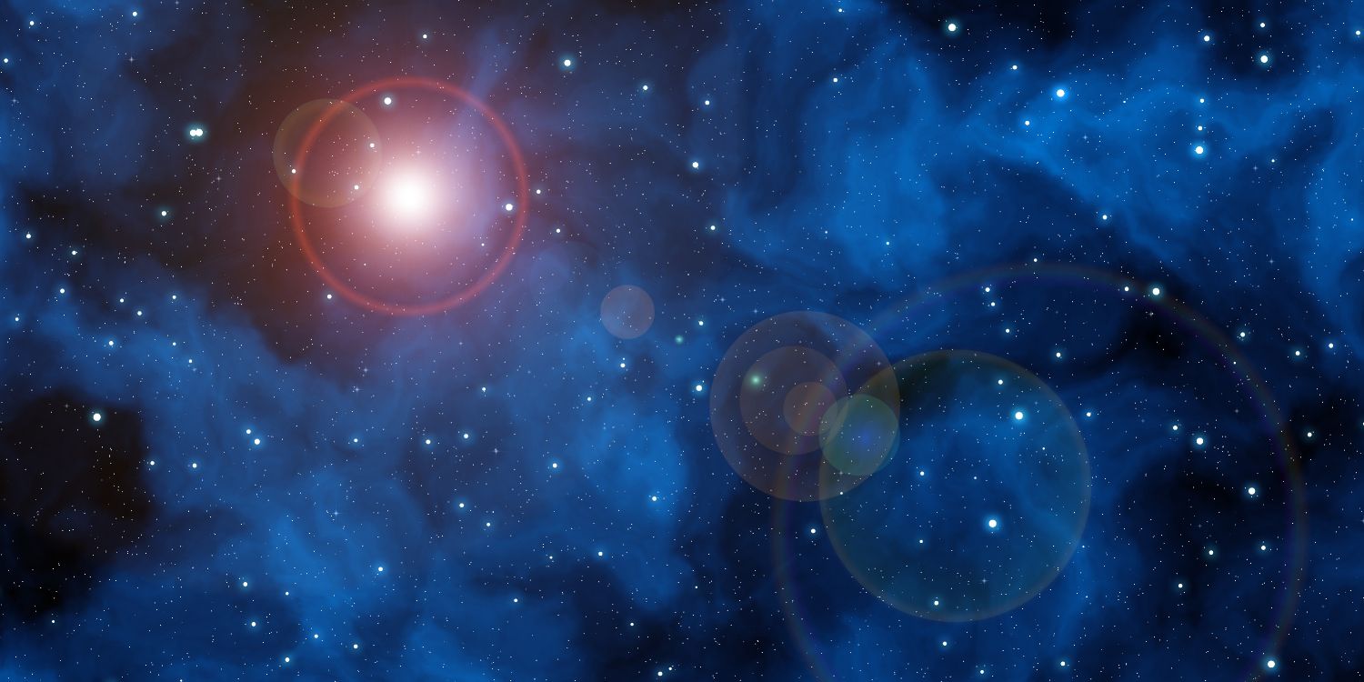Обои Галактика, звезда, синий, космическое пространство, астрономический объект в разрешении 6000x3000