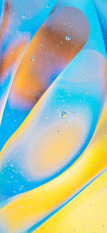 Обои вода, красочность, желтый, атмосфера, астрономический объект в разрешении 1420x3073