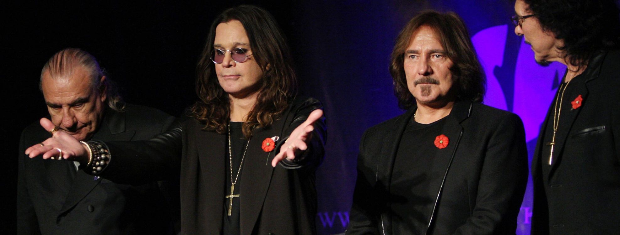 Обои Оззи Осборн, Блэк Саббат, тяжелый металл, Представление, музыкальный исполнитель в разрешении 2919x1108