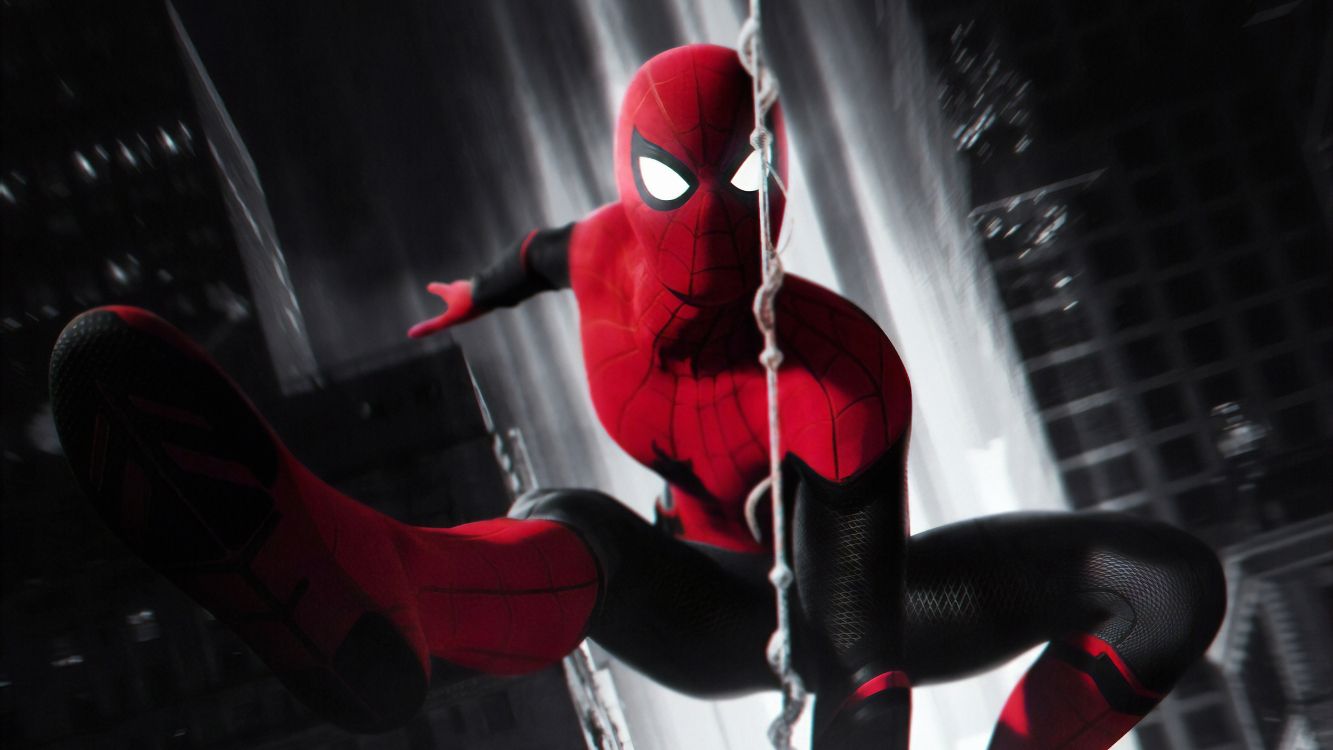 Обои костюм актера, костюм, супергерой, фикция, человек-паук в разрешении 3840x2160