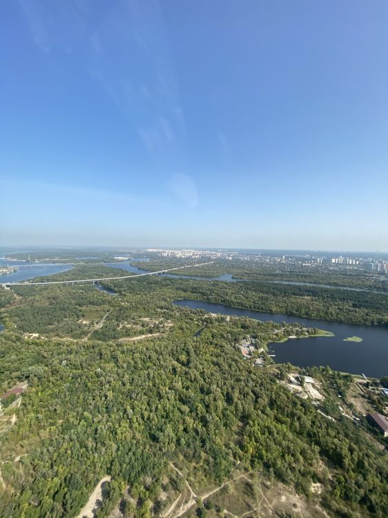 Обои с высоты птичьего полета, равнина, горизонт, пойма, вход в разрешении 1536x2048