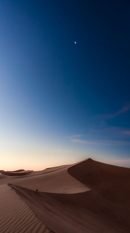 Обои луна, экорегион, окружающая среда, природный ландшафт, пейзаж в разрешении 3159x5616