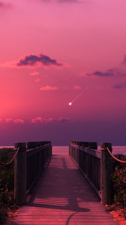 Обои облако, атмосфера, послесвечение, Оранжевый цвет, природный ландшафт в разрешении 3240x5760