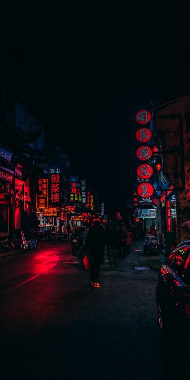 Обои китайский квартал, Шанхай, Япония, колесо, шина в разрешении 1500x3000