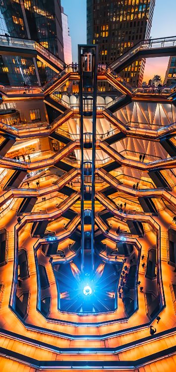 Обои Белла Дедукшн Парк, линия, симметрия, полутона и оттенки, узор в разрешении 1422x3000