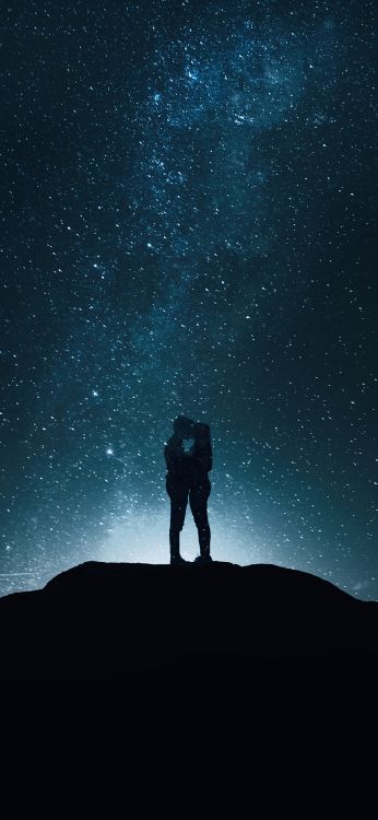 Обои атмосфера, Люди в природе, мир, окружающая среда, стояние в разрешении 1080x2340