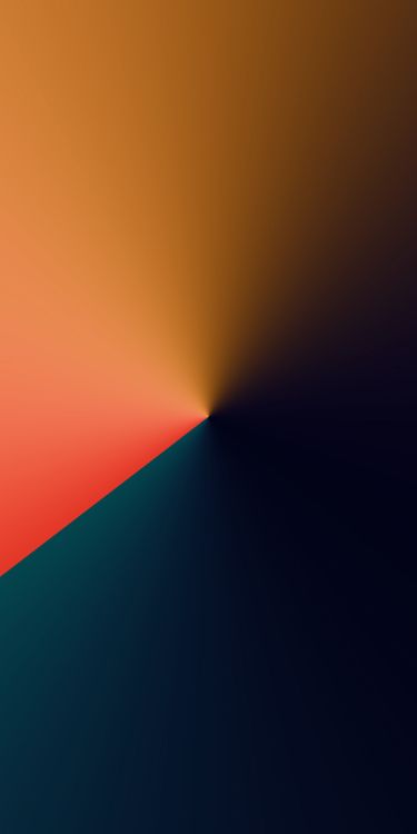 Обои атмосфера, склон, полутона и оттенки, горизонт, пейзаж в разрешении 1536x3072