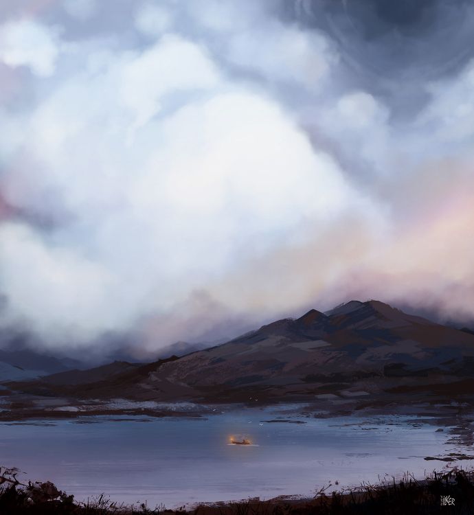 Обои облако, нагорье, гора, горный рельеф, дикая местность в разрешении 2761x3000