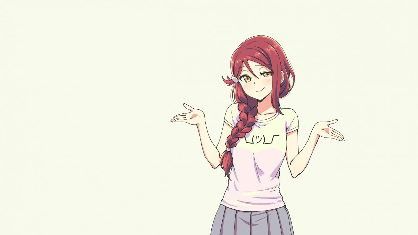 Обои мультфильм, аниме, иллюстрация, длинные волосы, рот в разрешении 2560x1440