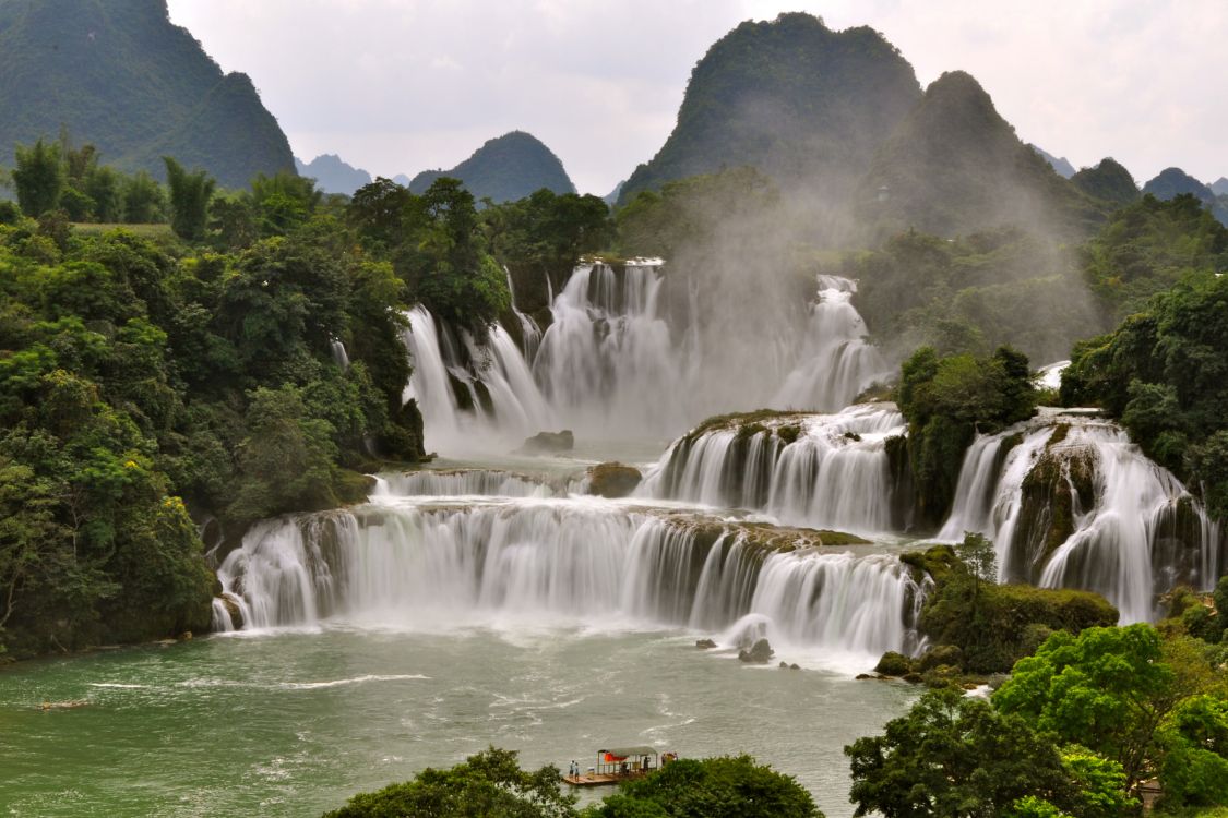 Обои Пан gioc водопад водопаду детиан, ангел падает, водопад, гидроресурсы, водоем в разрешении 3204x2136