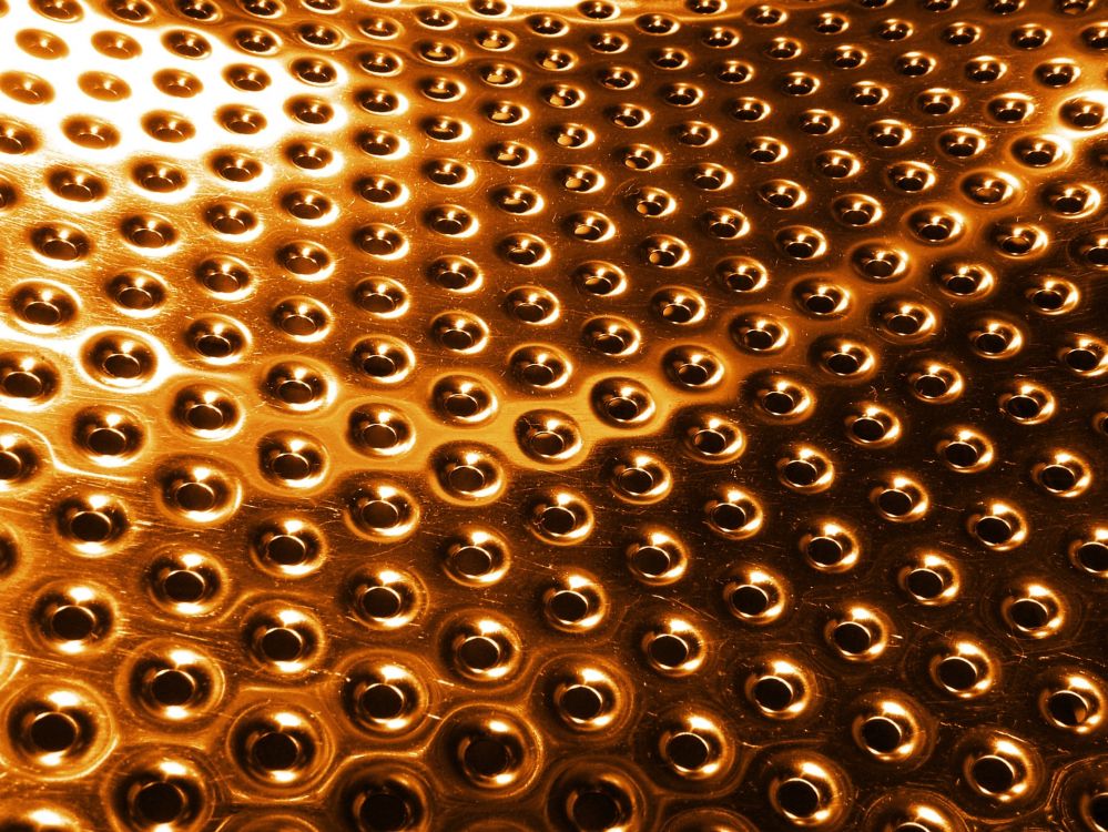 Обои узор, металл, симметрия, медь, латунь в разрешении 2767x2076