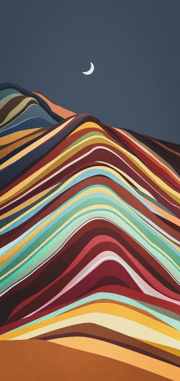 Обои луна, белые, свет, черный, полумесяц в разрешении 1422x3000