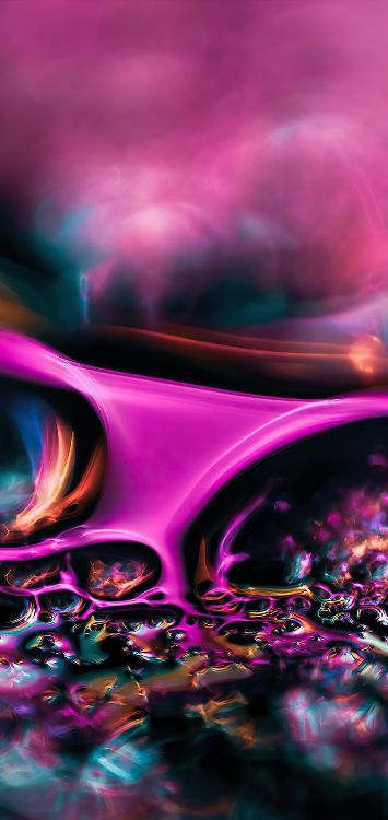 Обои арт, графический дизайн, м-027, вода, красочность в разрешении 1422x3000