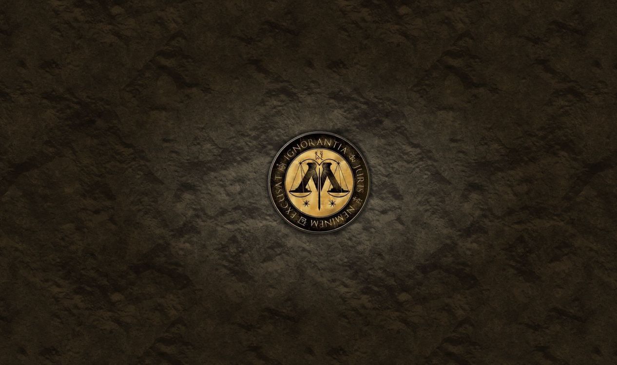 Обои Гарри Поттер, лого, графика, марка, темнота в разрешении 2200x1303