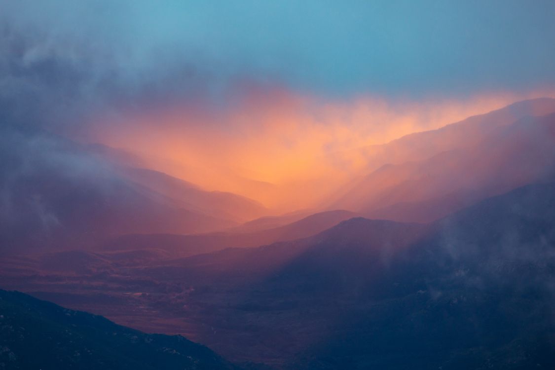 Обои Природный заповедник Та Сюа, Западный Лос-Анджелес, буддийский храм, облако, атмосфера, гора в разрешении 6933x4622