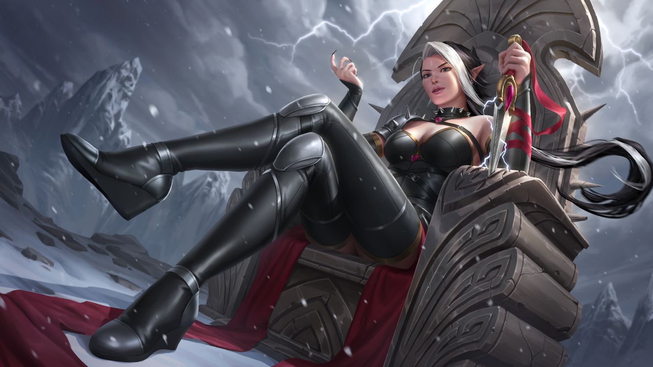 Обои иллюстрация, арт, фигурка, супергерой, латекс одежда в разрешении 10000x5626