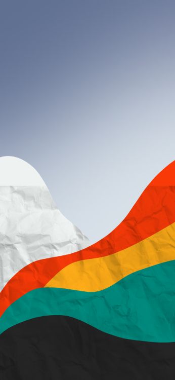 Обои идея, телефон, флаг, склон, полутона и оттенки в разрешении 1284x2778