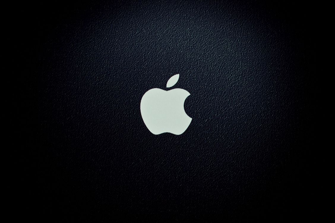 Обои apple, лого, графика, черный, смартфон в разрешении 5866x3898