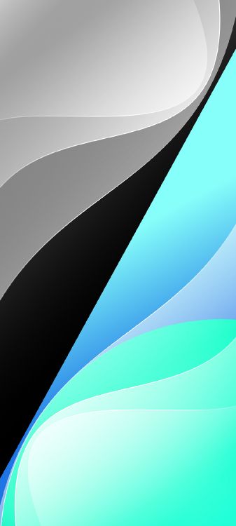 Обои синий, красочность, Аква, бирюза, лазурный в разрешении 1080x2400