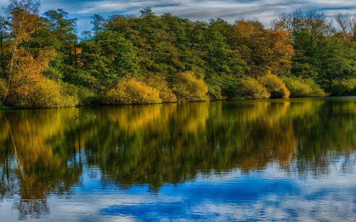 Обои отражение, реки, водный путь, природа, водоем в разрешении 2880x1800