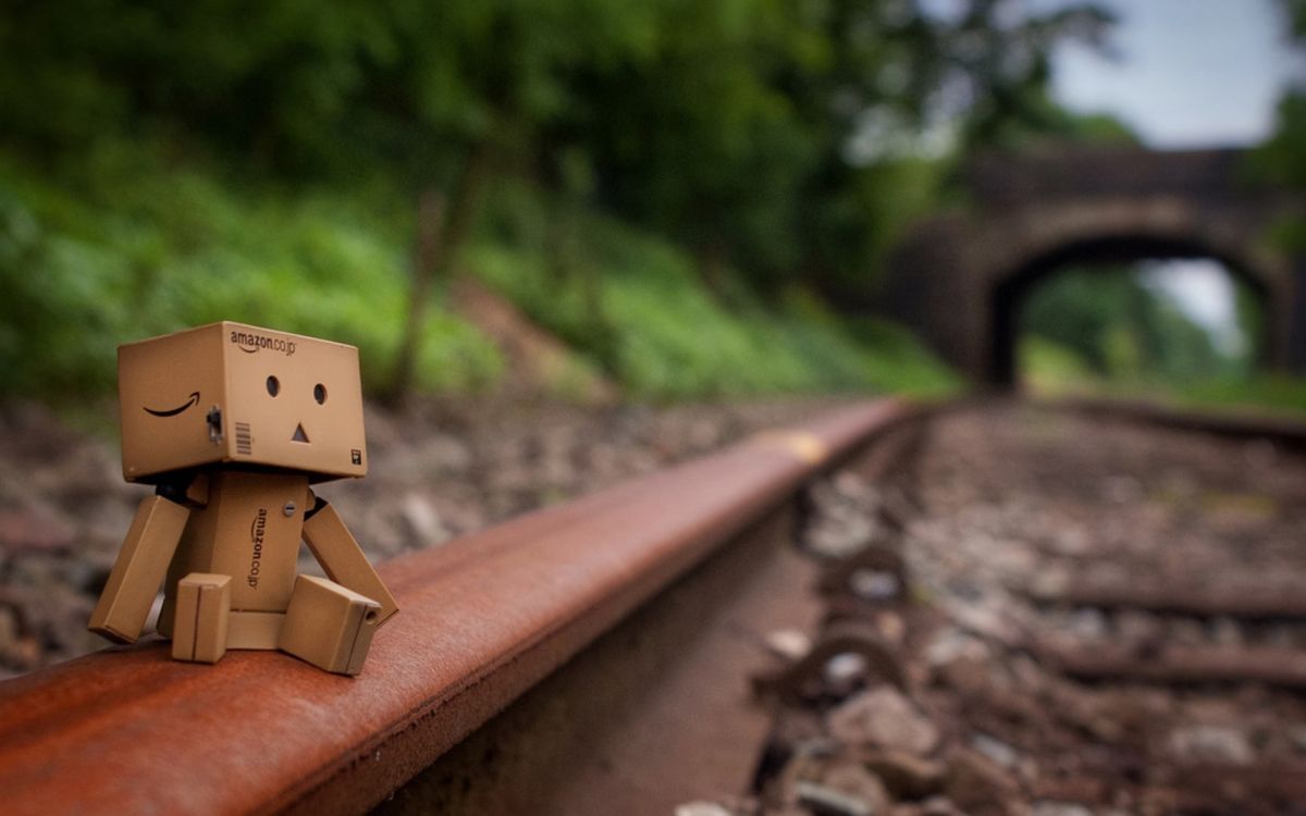 Обои danbo, картон, робот, amazoncom в разрешении 1920x1200