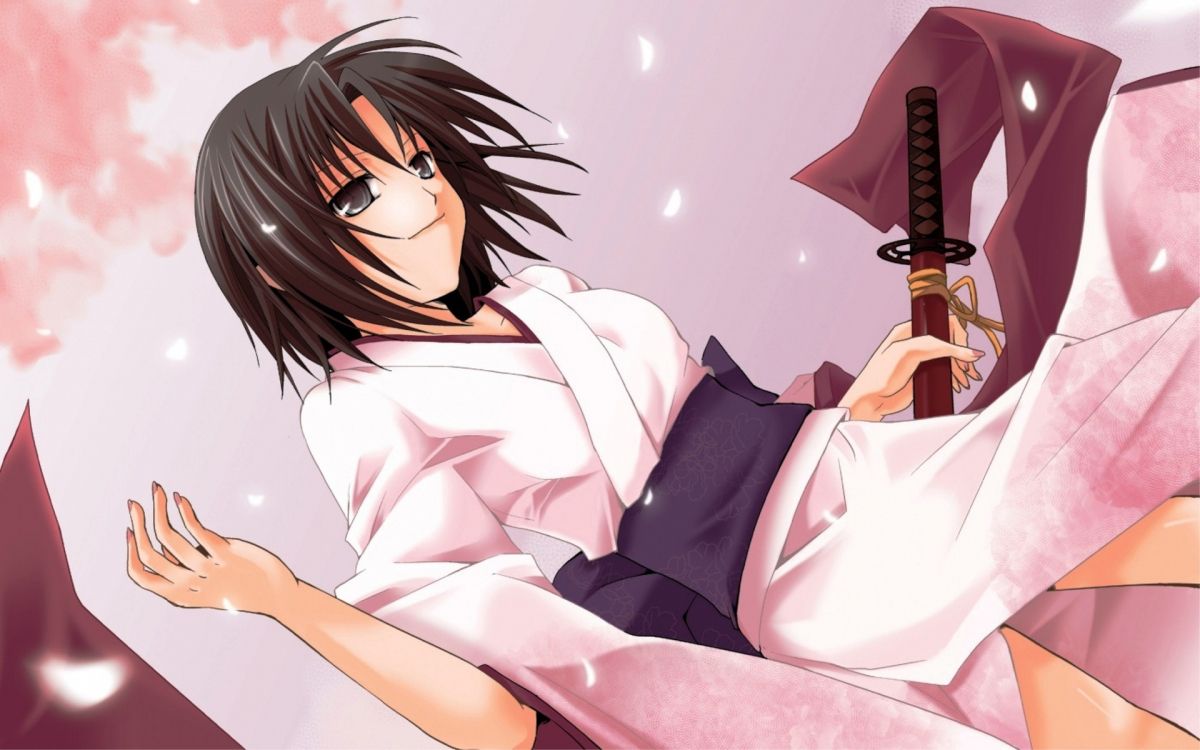 Обои сад грешников, мангака, розовый, розовые в разрешении 1920x1200