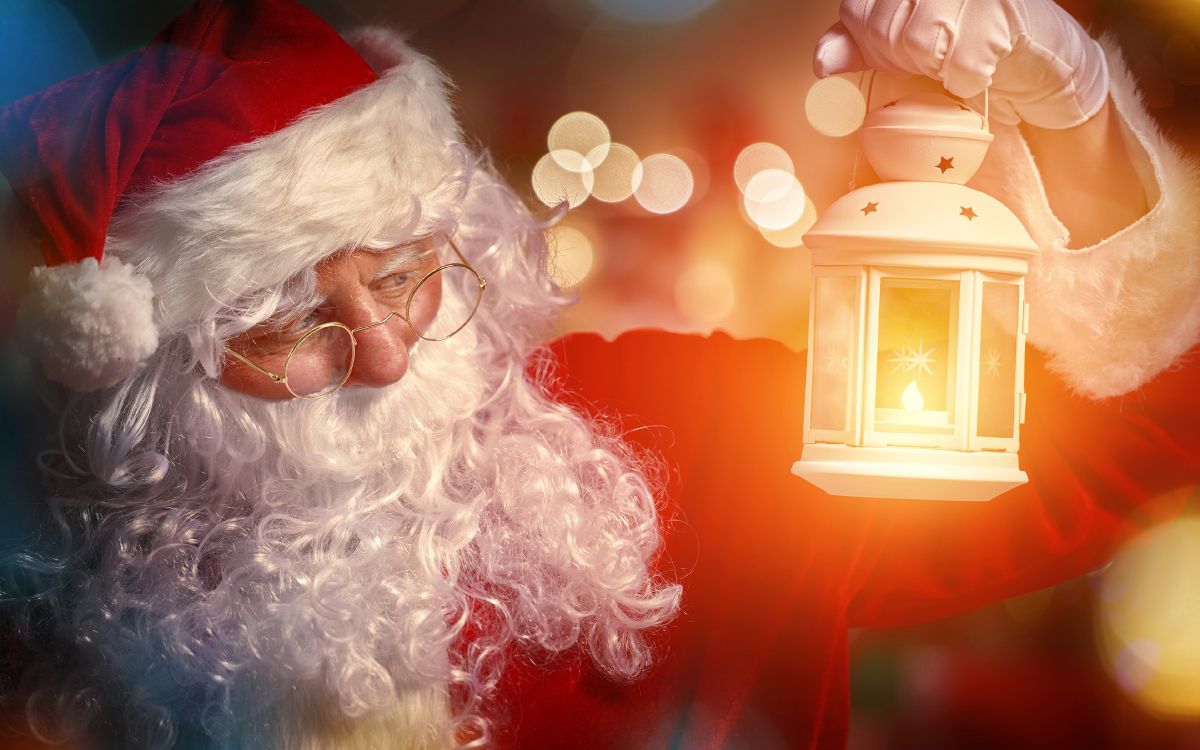 Обои Рождественский день, Санта-Клаус, волосы на лице, Рождество, Новый год в разрешении 3840x2400