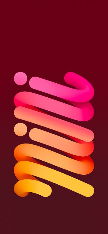 Обои iPad Mini Stock Wallpaper in 4K Resolution (Pink) – Light (for iPhone) в разрешении 1420x3073