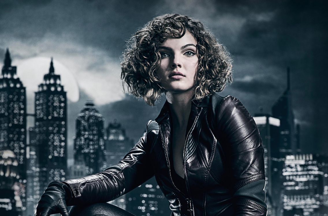 Обои Селина Кайл, женщина кошка, Camren Bicondova, Готэма, Бэтмен в разрешении 3300x2177