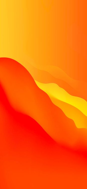 Обои Big Sur – Orange Modd в разрешении 1420x3073