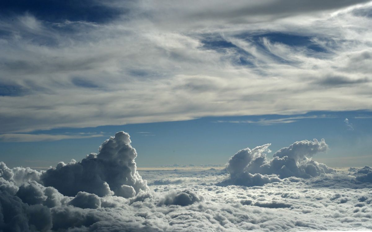 Обои Лев, облако, кучевое облако, атмосфера, горизонт в разрешении 2880x1800