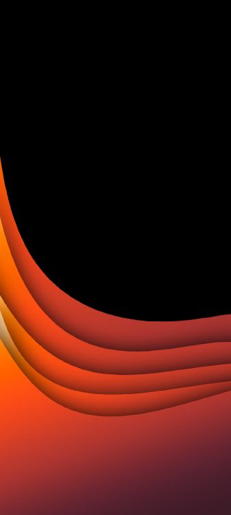 Обои Апельсин, красочность, красный цвет, Янтарь, персик в разрешении 1080x2400