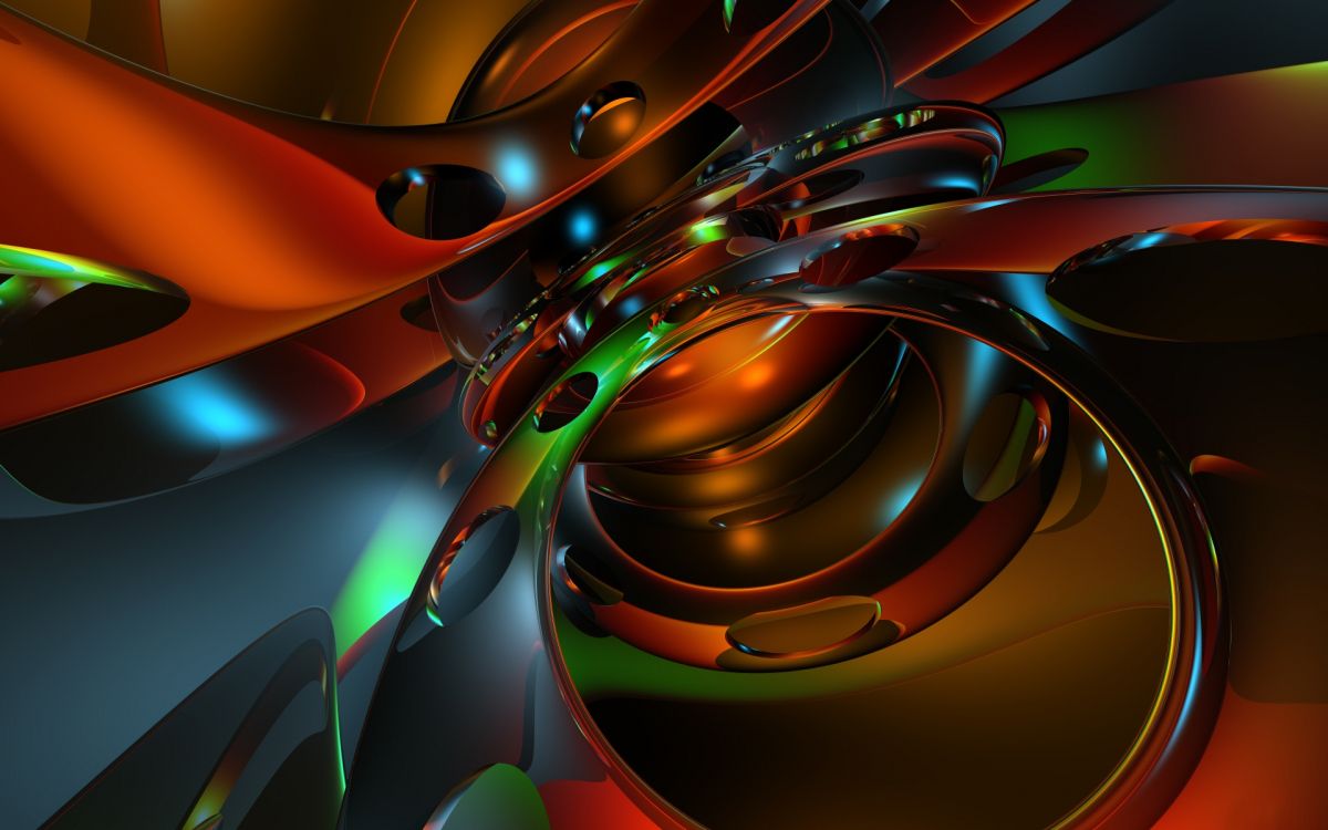 Обои фрактальное искусство, круг, космос, иллюстрация, абстракция в разрешении 1920x1200